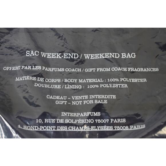 COACH Fragrance Weekend Bag NEW - Picture 3 of 3